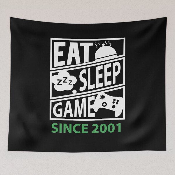 Item preview, Eat, Sleep, Game, Repeat designed and sold by xeron32.
