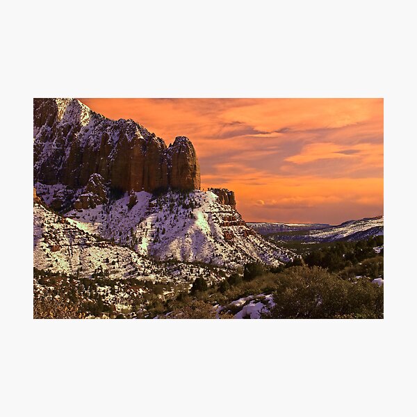 Zion, near or far Photographic Print
