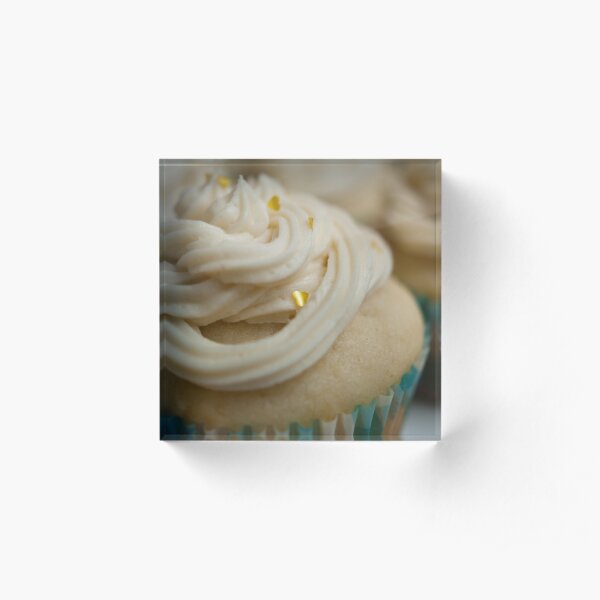 Celebration Cupcake Acrylic Block