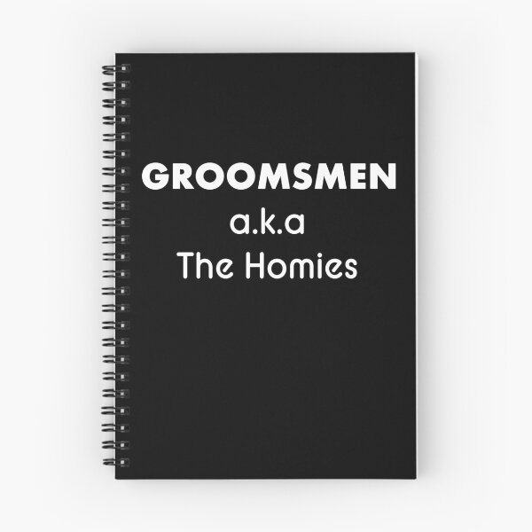 Item preview, Groomsmen a.k.a The Homies Groomsmen Gift Favors & Apparel designed and sold by ModaDeco.