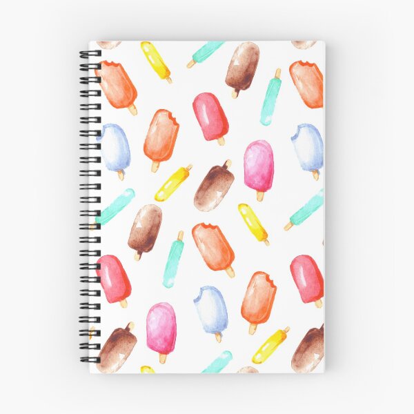 Item preview, Watercolor popsicle pattern designed and sold by RapiLoco.