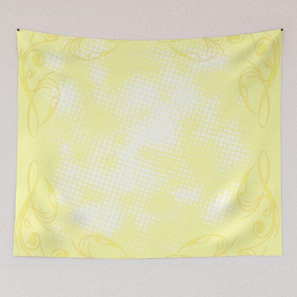 Item preview, Yellow Floral Swirl Vintage designed and sold by livianasgifts.