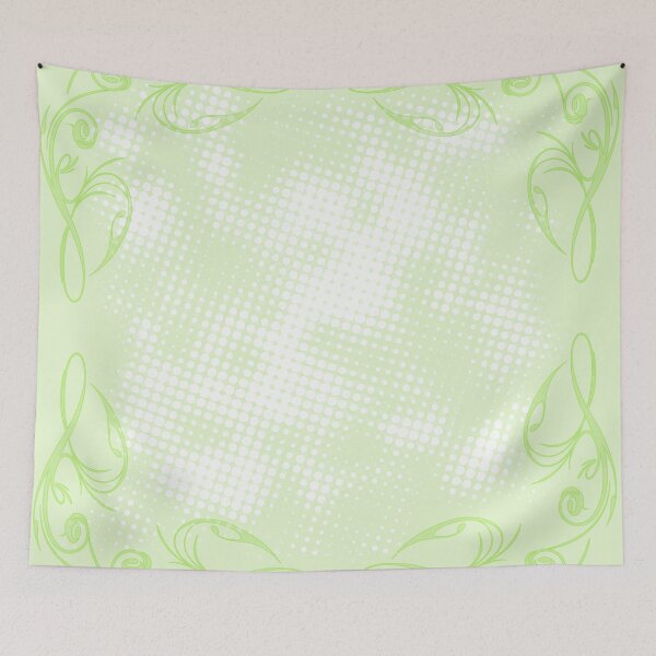 Item preview, Green Floral Swirl designed and sold by livianasgifts.