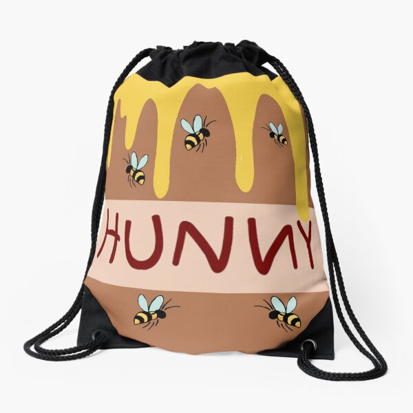The Hunny Pot Drawstring Bag for Sale by BrambleBox