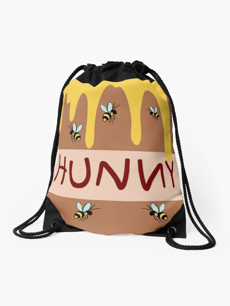 The Hunny Pot Drawstring Bag for Sale by BrambleBox