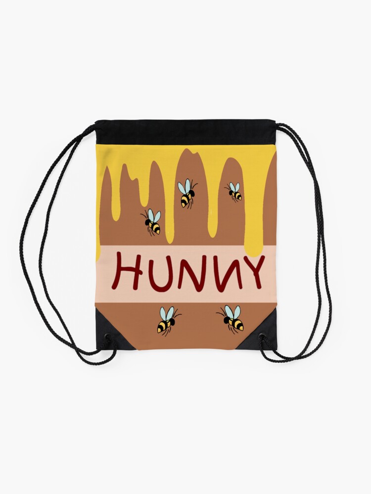 Alternate view of The Hunny Pot Drawstring Bag