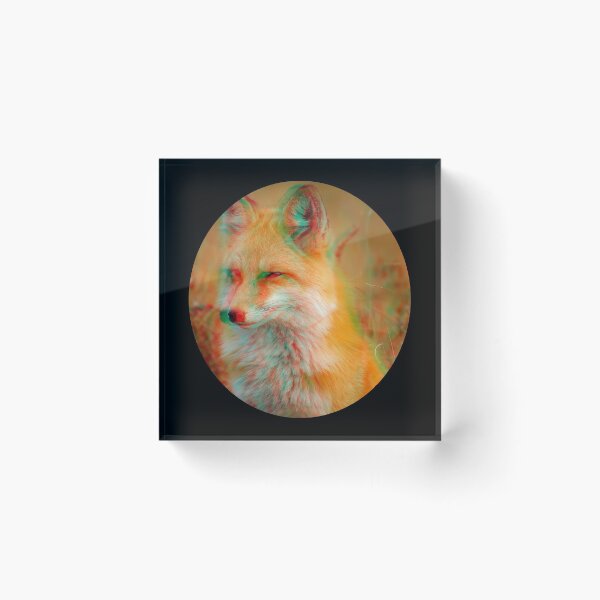 Item preview, Fox Glitch Chromatic Aberration Design designed and sold by KleinJenny.