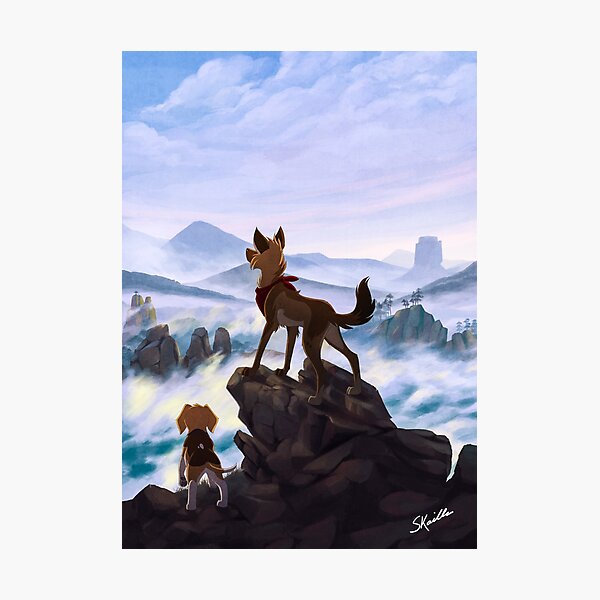 Item preview, Wanderers Above the Sea of Fog designed and sold by skailla.
