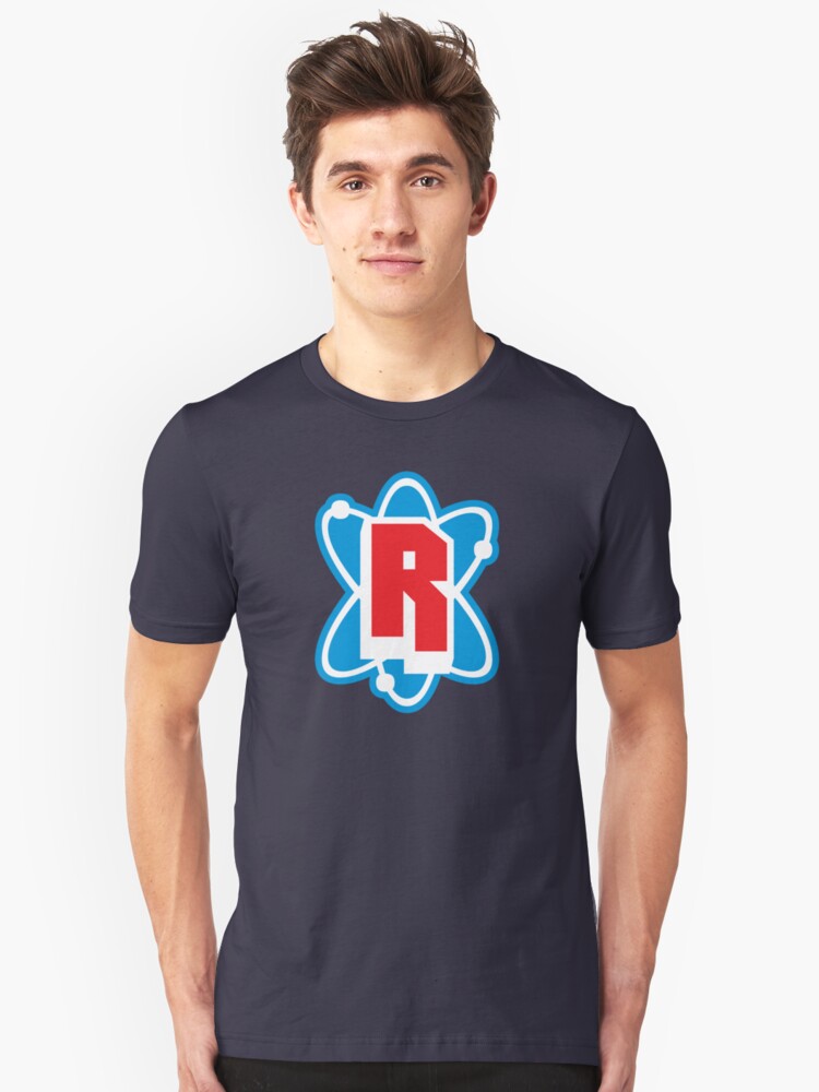 Alternate view of Radioactive Superhero Letter R Slim Fit T-Shirt