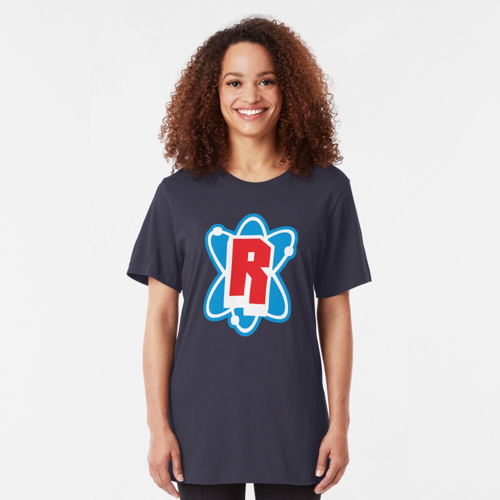 Radioactive Superhero Letter R Slim Fit T-Shirt