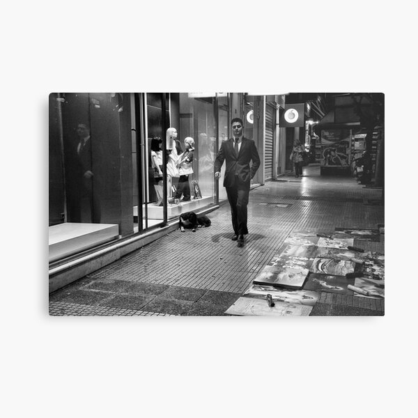 The happy yappie walk Metal Print