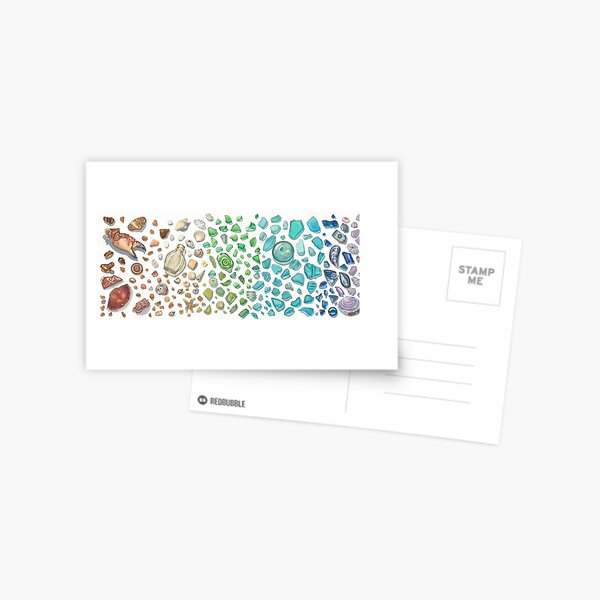 Item preview, Sea Glass Rainbow designed and sold by Sarah Grindler.