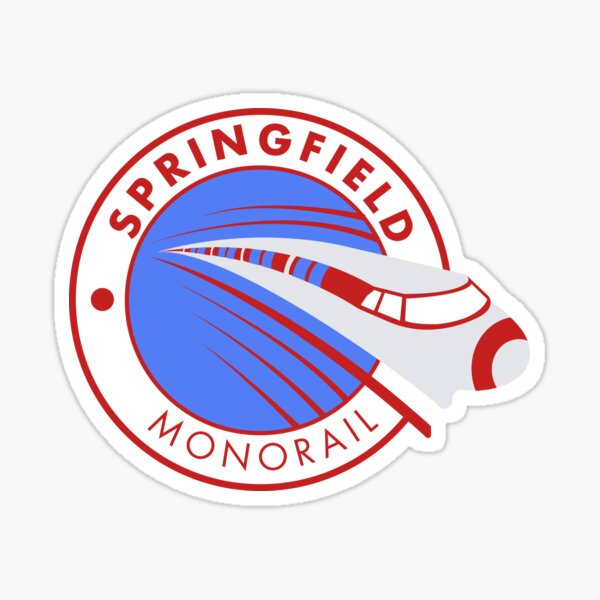 Vista previa del artículo con la obra «Monorraíl de springfield», diseñado y vendido por Winston Gambro.