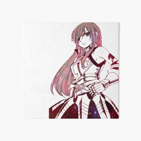 Erza Galaxy Art Board Print