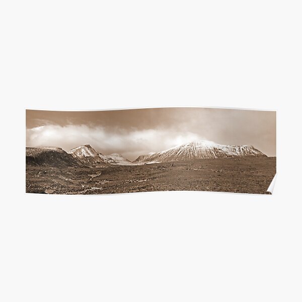 Quinag Late Winter Snow Poster