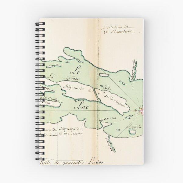 Item preview, Vintage Map of Lake Champlain (1739) designed and sold by BravuraMedia.
