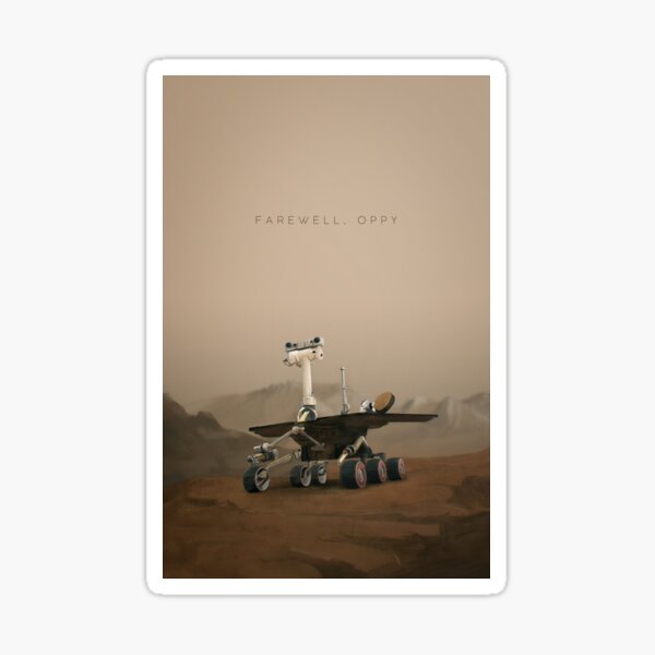 Farewell, Oppy. Sticker