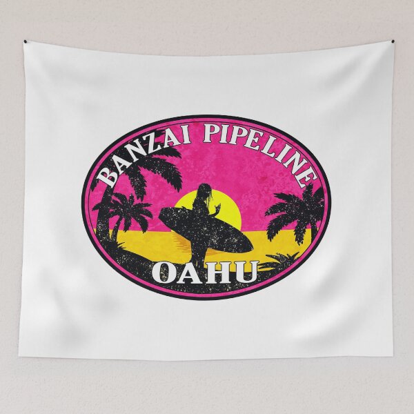 Item preview, Surfing Banzai Pipeline Oahu Hawaii Surf Surfer designed and sold by DESTINATIONS DECAL.