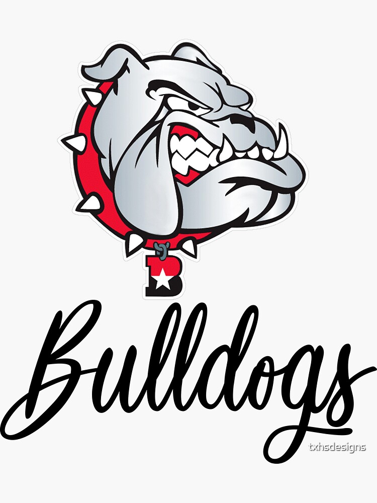 "Bowie High School" Sticker by txhsdesigns Redbubble