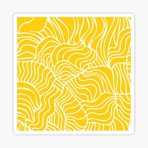 Yellow Mellow Tropical Sticker