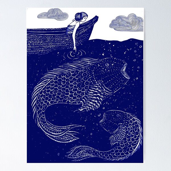 Fish Ink Posters for Sale