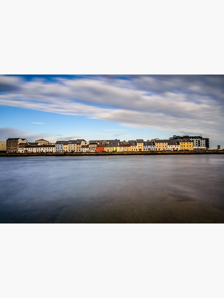 "Galway Bay Ireland Galway City Idyllic Houses" Photographic Print by