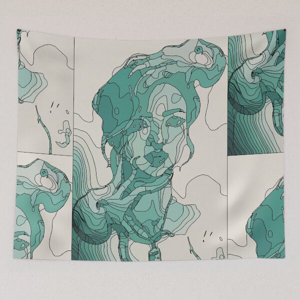 Item preview, Fractured Octopi designed and sold by Strange Familiar Art & Design.