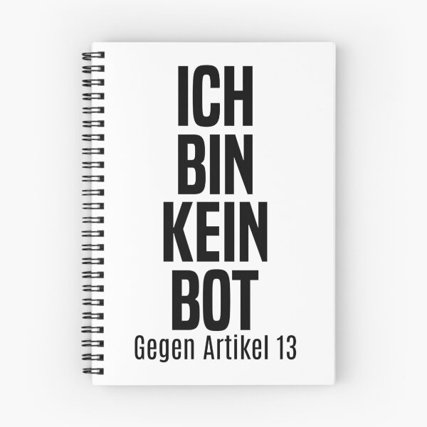 Item preview, I am not a Bot Text Design Article 13 designed and sold by KleinJenny.