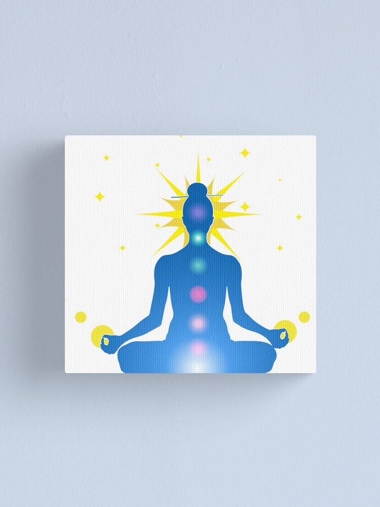 Powerful Ancient Chakra Meditation That Will Activate And Balance The 7 Chakras Buddha Meditation Lotus Flower Anahata Heart Chakra Canvas Print By Dpachers Redbubble