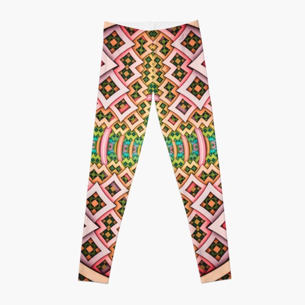 pOp. Trippy Abstract Pattern Design Leggings