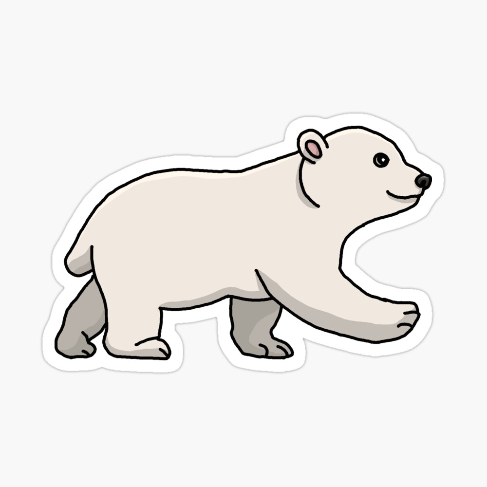 Animated Polar Bear Stickers by Lahcen Jeddour