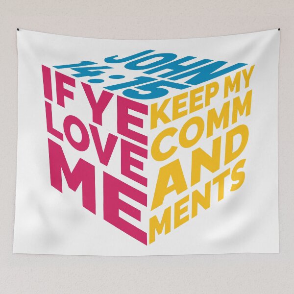 Item preview, John 14:15 designed and sold by AmplifyThought.