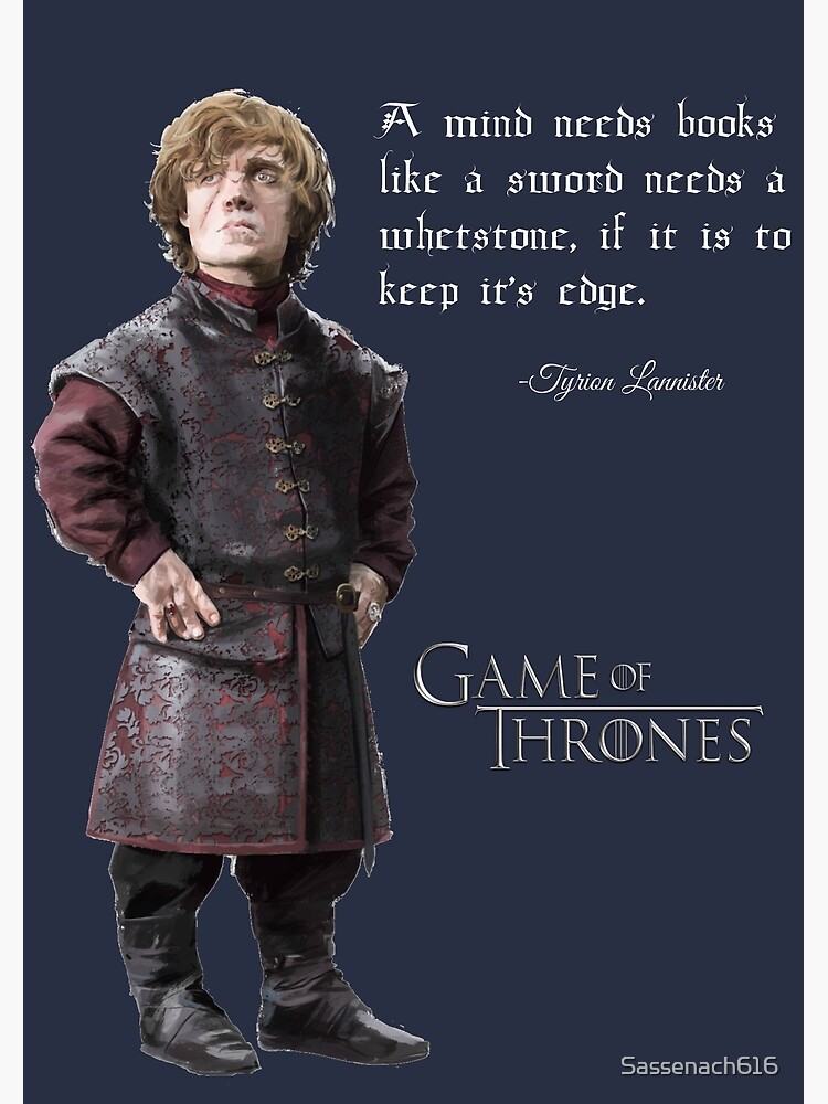 Carte Postale Citation Got Tyrion Lannister Par Sassenach616 Redbubble