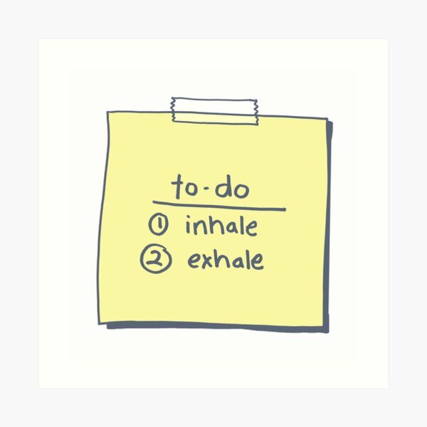 To Do Art Print