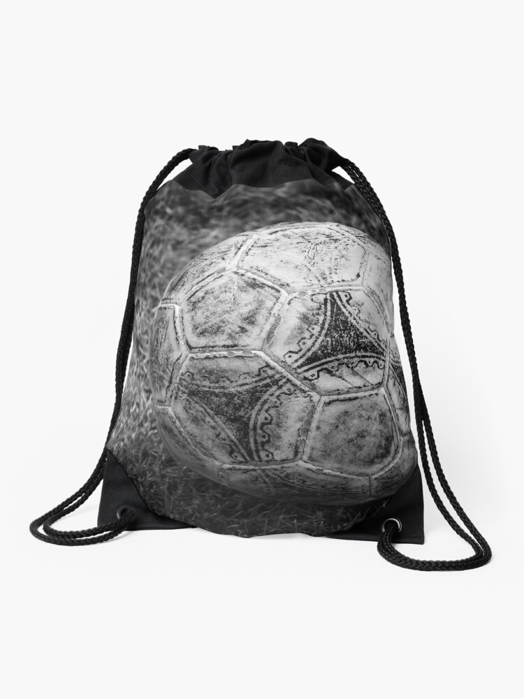 Thumbnail 1 of 3, Drawstring Bag, Soccer ball designed and sold by RebecaZum.