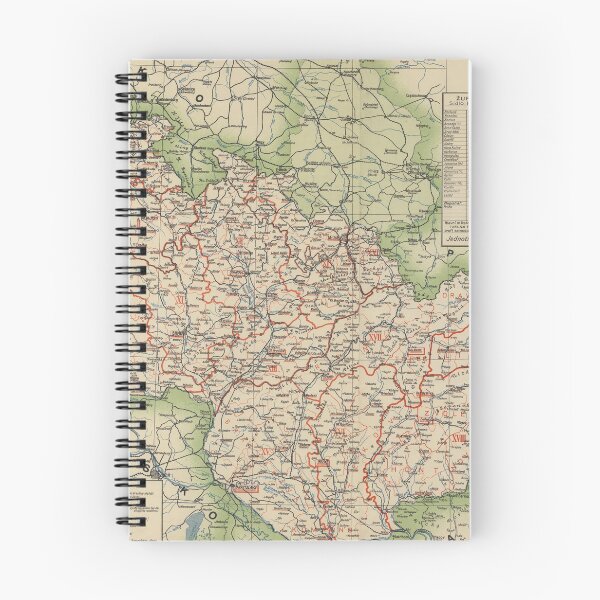 Item preview, Vintage Map of The Czech Republic (1920) designed and sold by BravuraMedia.