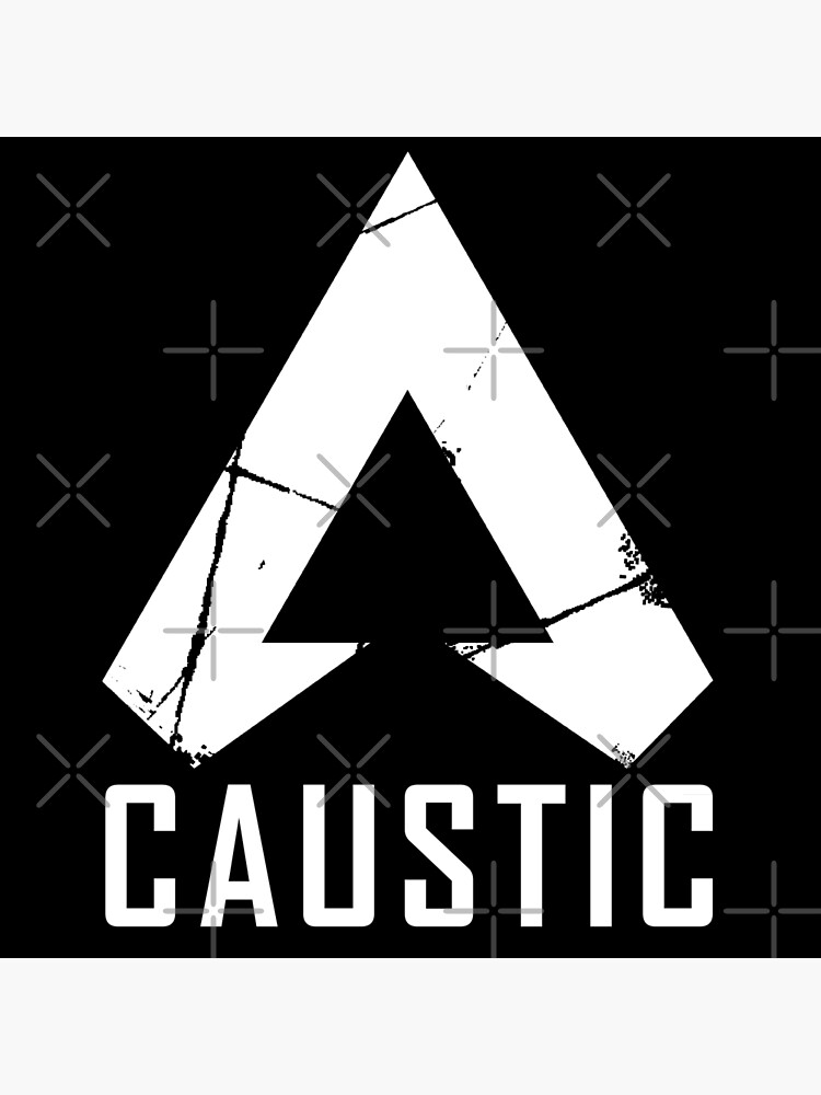 "Caustic Logo Apex Legends Symbol" Art Print by surik Redbubble