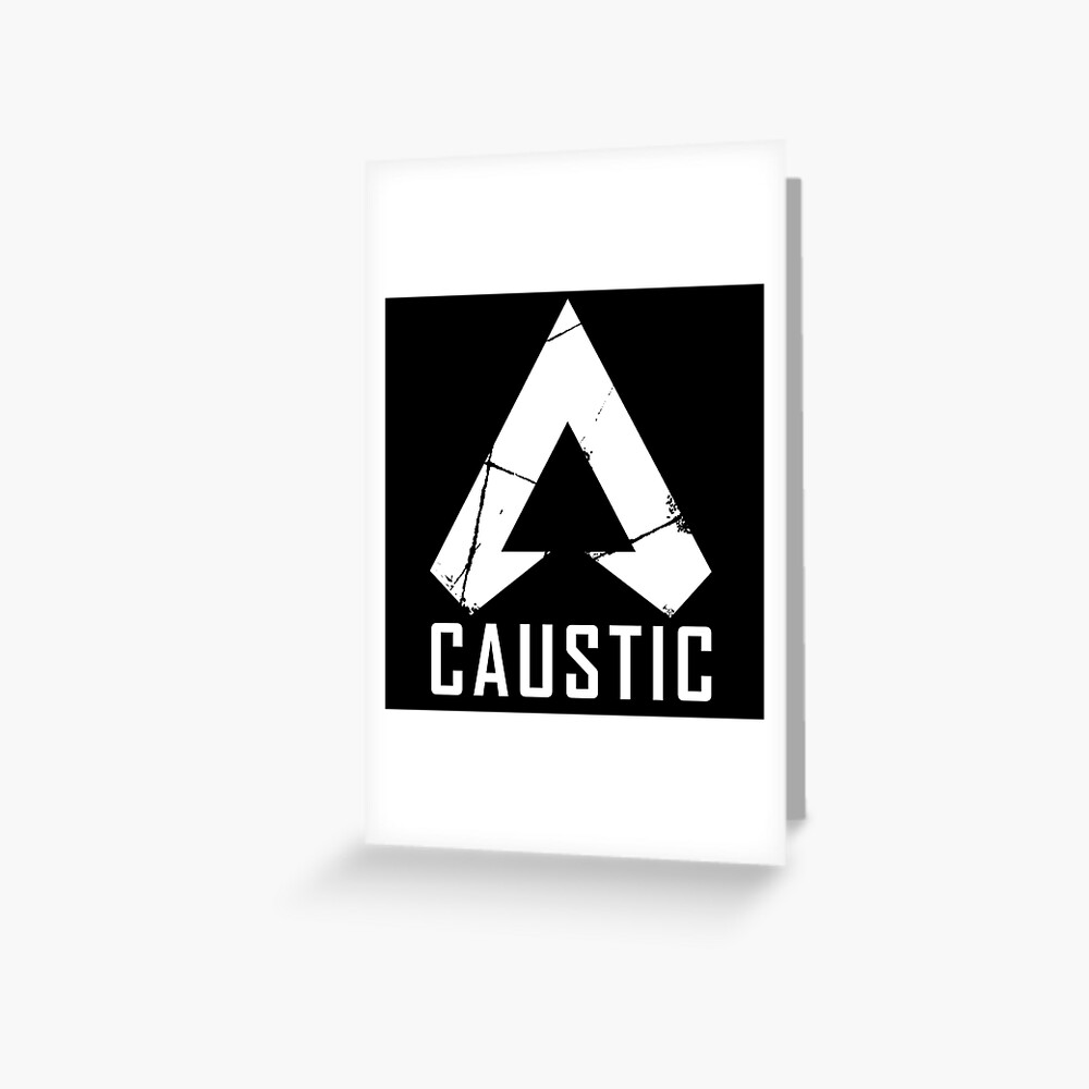 "Caustic Logo Apex Legends Symbol" Greeting Card by surik Redbubble