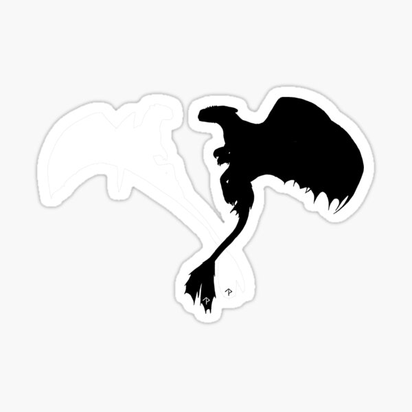 Night Fury And Light Fury Sticker For Sale By Kaylagirlsquid Redbubble