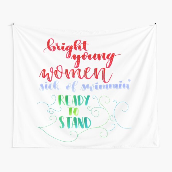 Bright Young Women Tapestry