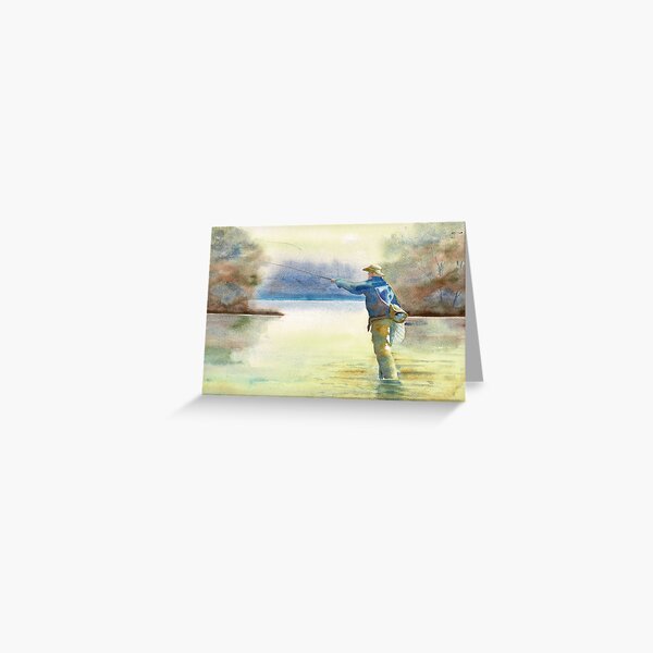 Item preview, Fly fisherman designed and sold by juliehorner.