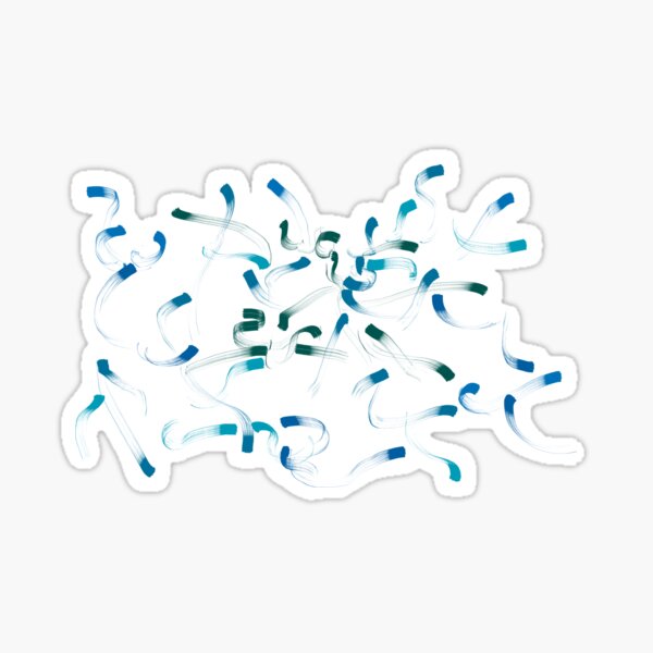 Blues & Greens Collection Sticker