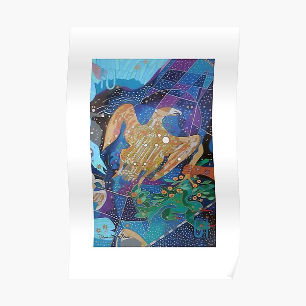 Ten Stars of the Eagle's Harp giclee with borders Poster