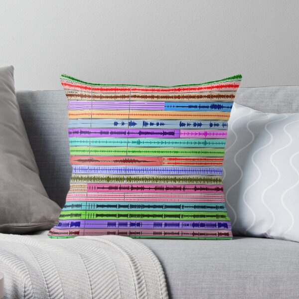 Music Tracks - Producer / Engineer Art Throw Pillow