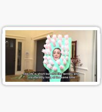 Jenna Marbles Toothbrush Quote Sticker