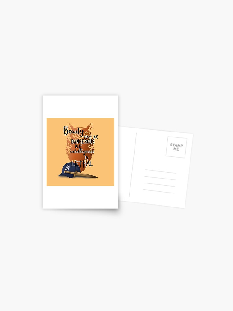 Intelligence is lethal - percy jackson quotes Postcard for Sale by  LauraTaibi