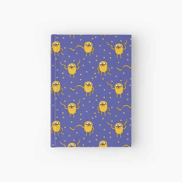 Jake The Dog Adventure Time Pattern Hardcover Journal
