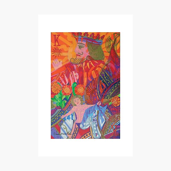The Son is the King of the Man giclee with borders Photographic Print