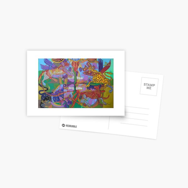 Four Corners of the Mind giclee borders Postcard