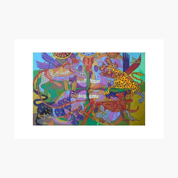 Four Corners of the Mind giclee borders Photographic Print